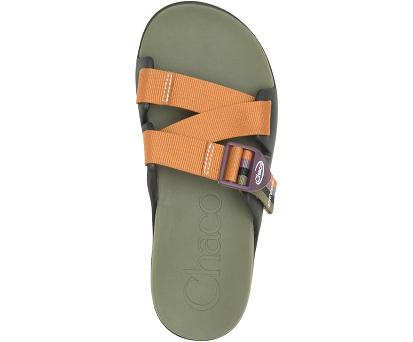 Slide Chaco Mujer Chillos Negras Verde Oliva España CLWK08394